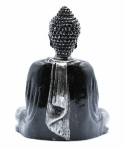 Buddha střední černá a šedá