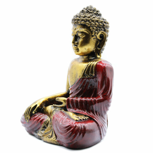 Buddha velký zlatá a červená