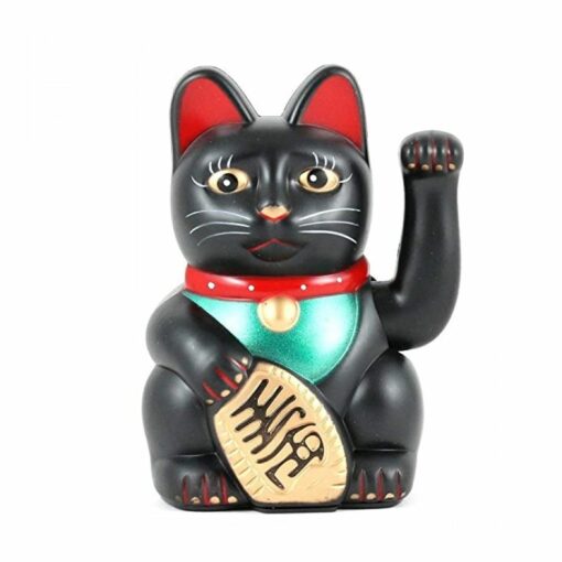 Kočka štěstí Maneki Neko černá