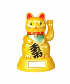 Cinska kocka Maneki Neko solarni